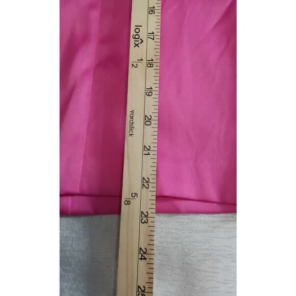 Dress Barn pink Satin Formal Blazer Notched collar Size XL Office Work wear - Picture 7 of 8